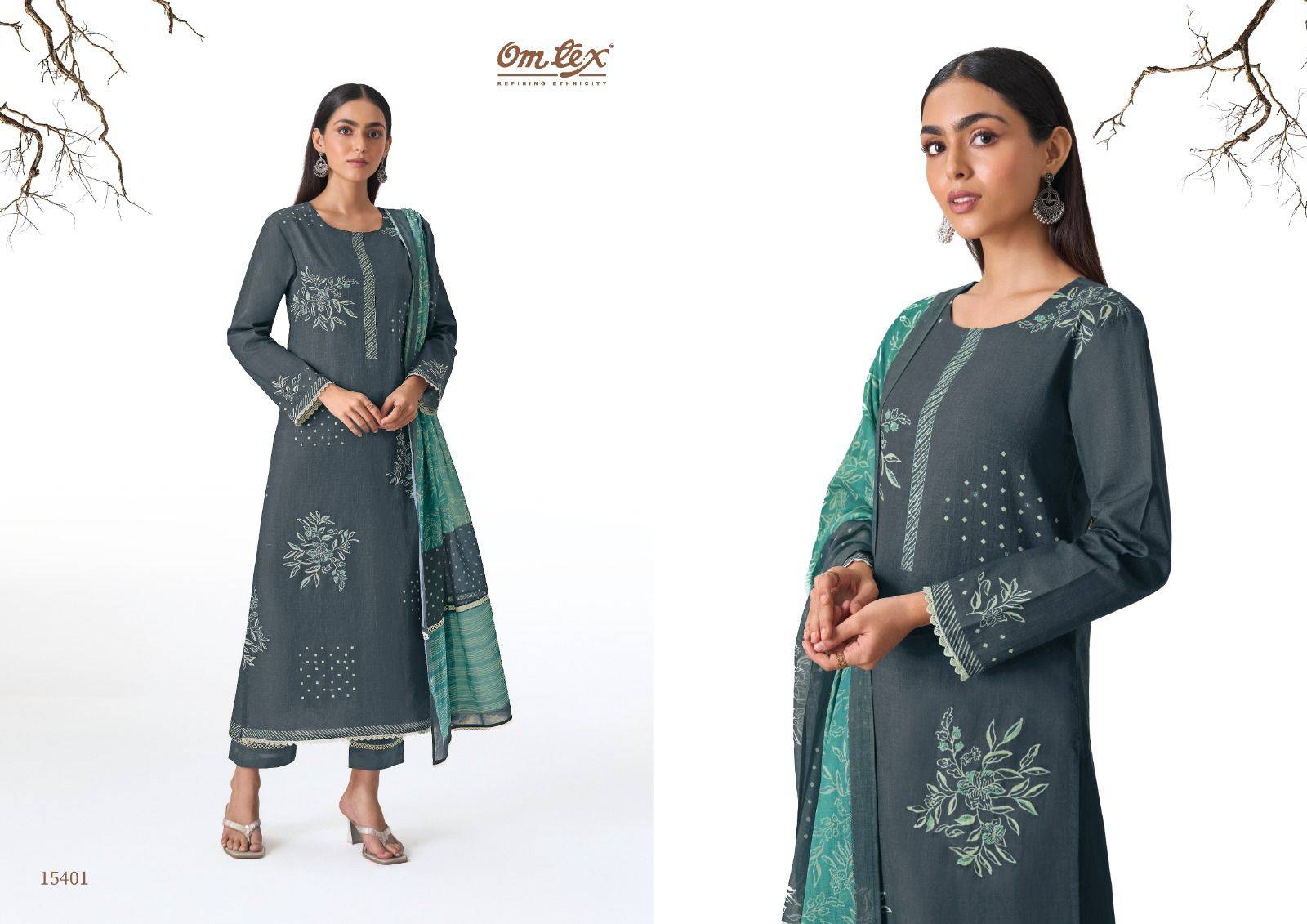 NAVYA By OMTEX 15401 Series Beautiful Festive Suits Stylish Colorful Fancy Casual Wear Lawn Cotton Digital Print Dresses At Wholesale Price
